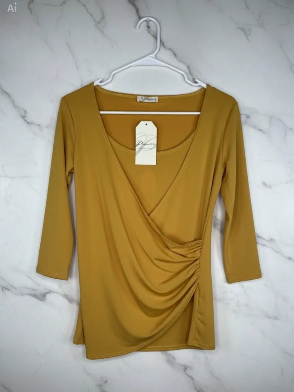 Women's Yellow and Gold Shirt